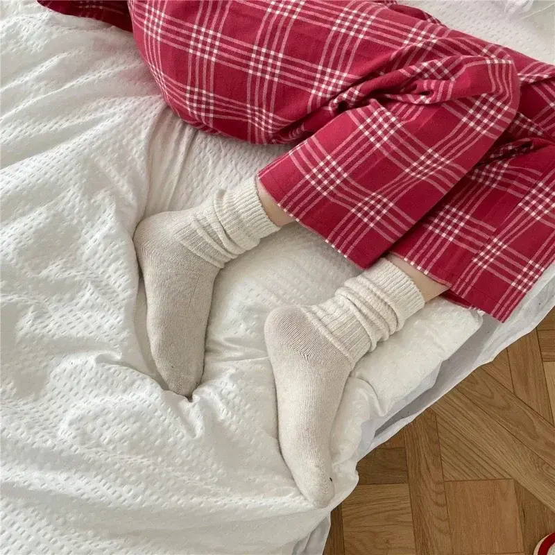 Wool Cashmere Thermal Long Sock for Women Homewear Sleeping Thicken Warm Crew Socks Women Socks Autumn Winter Calcetines Mujer Womenswear Comfort Bridal Basic 4