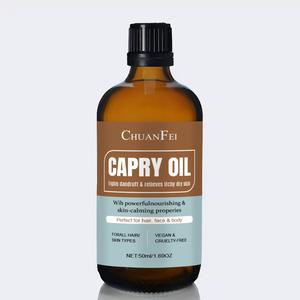 Capry Oil for Dandruff Control & Itch Relief, Haircare, Moisturizing Dry Skin Treatment, Liquid Form, No Ca Prop 65, Contains Alcohol-Free