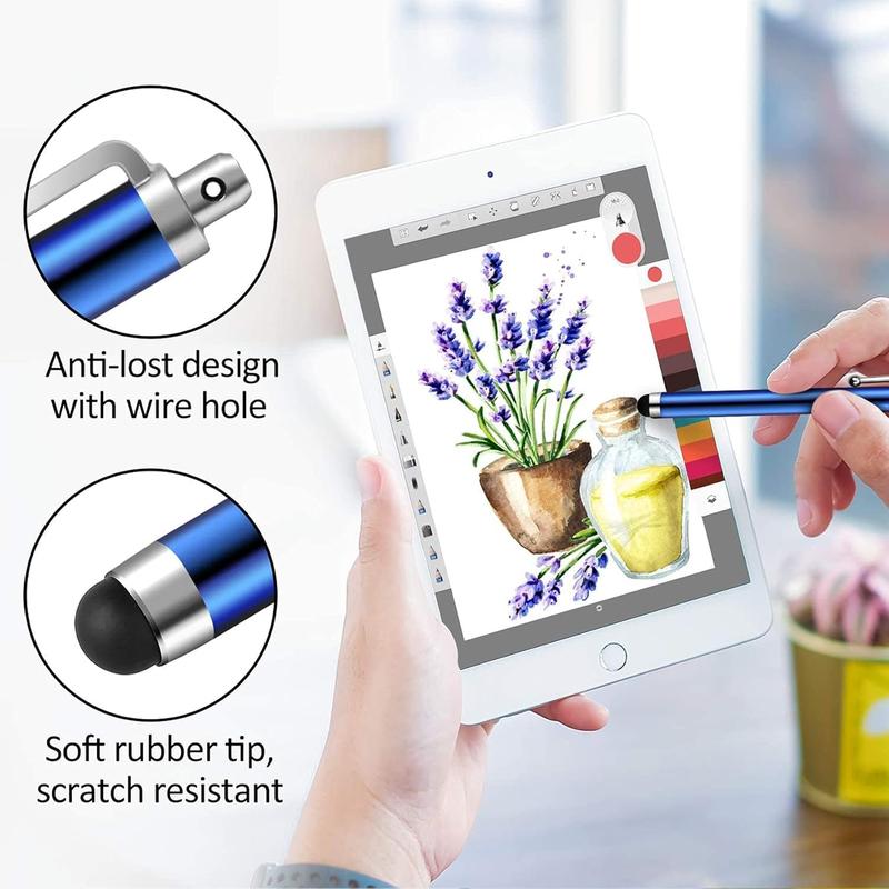 Product Introduction of Touch Screen Stylus Pen ,10 Counts Ultra Sensitive and Precision Writing and Drawing Pen  Tablet And computer Accessories Compatible with ipad Samsung Galaxy 4