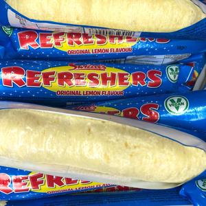 Refreshers Original Lemon Chew Bar - Freeze Dried Sweets - Vegan, Vegetarian & Halal
