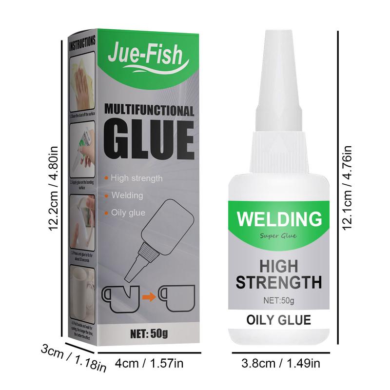 Product Introduction of Jue-Fish Multi-Functional Ceramic Waterproof Transparent Glue, Glass Wood Special Quick-Drying Glue Universal Glue 2