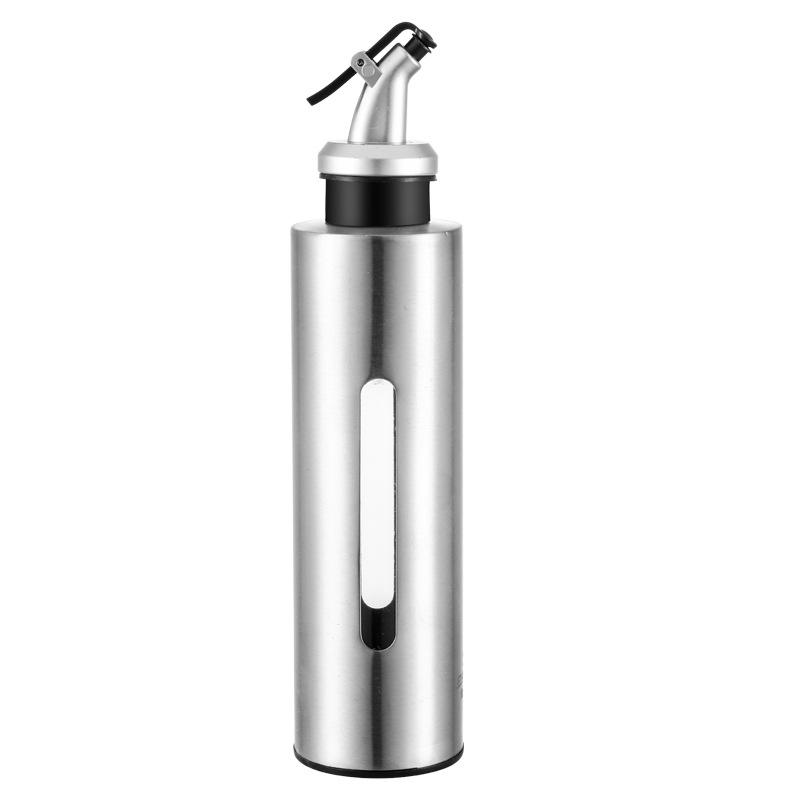 304 Stainless Steel Oil Pot Kitchen Household Size Anti-Leakage Control Oil Pot Seasoning Sauce Sesame Oil Small Vinegar Bottle Pot 6