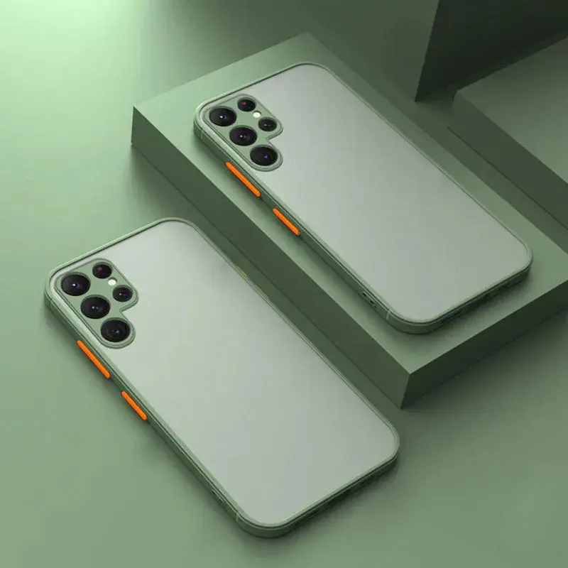 Shockproof Armor Case For Samsung Galaxy S24 S23 FE S22 Ultra Cover Samsung S21 S20 Plus FE Note 20 Ultra 10 S10 Lite Plus Funda Protection Silicone phone  case Button Detachable 3