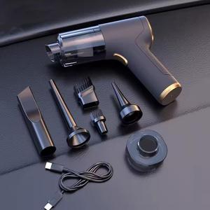 4 in 1 Car Vacuum Cleaner, Usb Rechargeable Handheld Car Vacuum Cleaner, Multifunctional Car Cleaning Tool for Car, Home, Pet, Office, Automotive, Car Vacuum Kit, Car Detailing Accessories