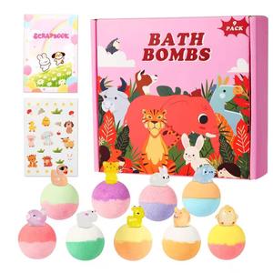 18PCS Surprise Bath Bombs Set – Colorful Fizzy Bath Bomb Gift Set with Hidden Toy Inside for Fun Bath Time Body Care