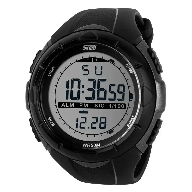 Men’s Digital Military Sports Watch – Waterproof, Shock-Resistant Outdoor Wristwatch with Alarm & Backlight 4