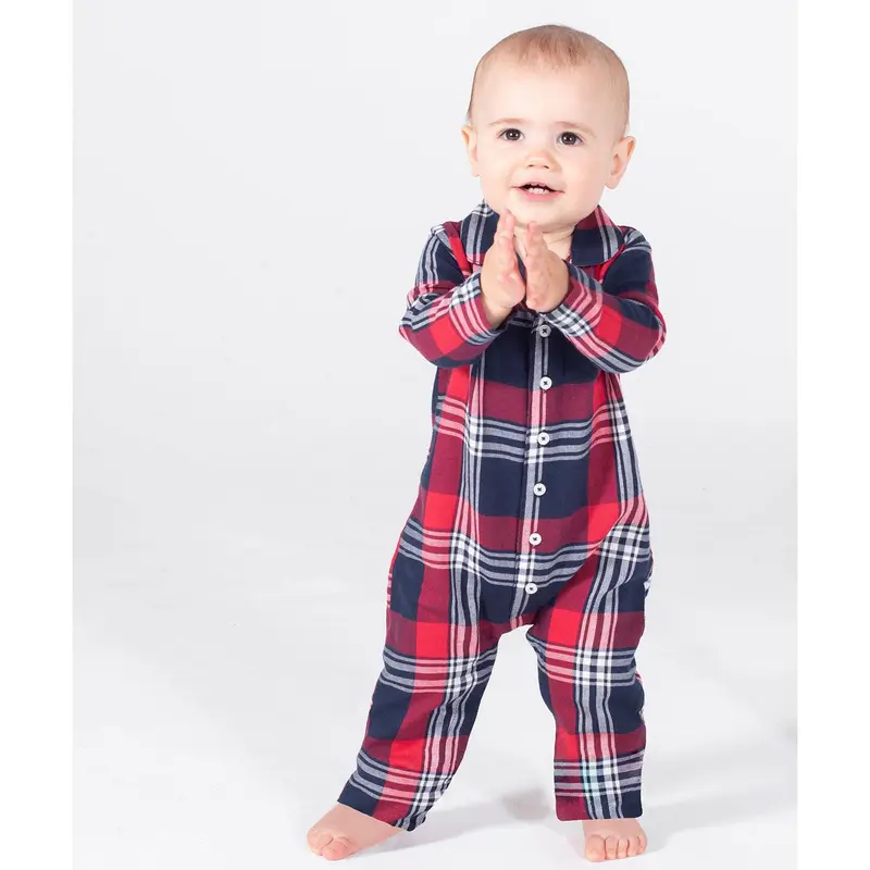 Larkwood Tartan allinone Onesies Unisex Infant Baby Toddler New In Autumn Winter 1