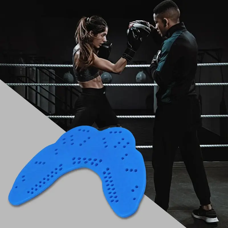 Sport Mouth Guard for Boxing, Basketball, Rugby - Teeth Protector with Jaw Impact Protection 5