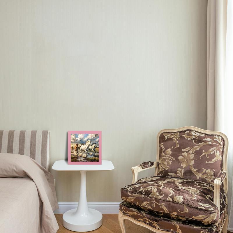 6 x 6 Inch Photo Frame, Pastel Pink Picture Frame, Home Decor wedding pictures Frame, 6x6'' Photo Frame, Blank Photo Frame with Perspex Sheet 3
