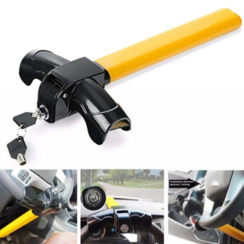 Heavy Duty Steering Wheel Lock Anti Theft Rotary Security Safe Van Car Universal 5