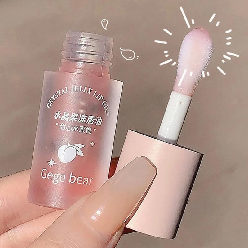 Product Introduction of Gege Bear Crystal Jelly Fruit Lip Oil Peach Grape Avacado Hydrating Moisturizing Nourishing And Lightening Lips Line 9