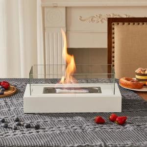 Portable Tabletop Fireplace, Indoor Desktop Alcohol Fireplace, Small Tabletop Fireplace for Home Garden Party Wedding Decor