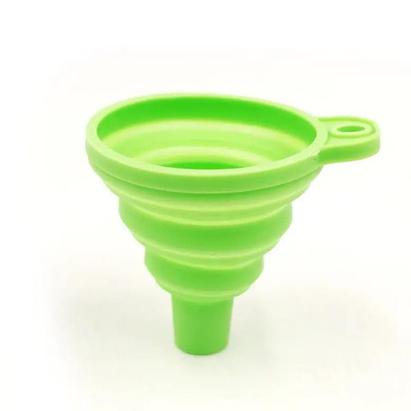 1Pc Collapsible Funnel, Small Funnels for Filling Bottles, Silicone Kitchen Funnel, for Filling Bottles Containers Kitchen, Garage and Labs, Bottle Filing Essential Oil, Arts, Crafts, Sand 4