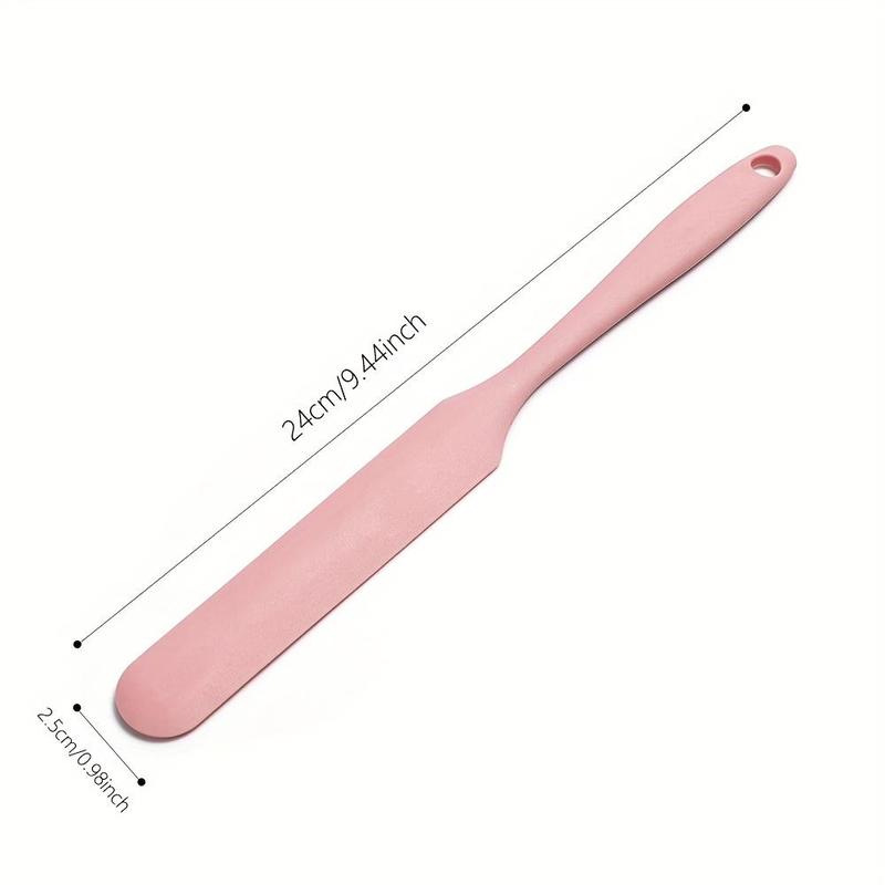 1pc, Silicone Jar Spatula, Non-Stick Icing Spatula, Food Grade Silicone, Heat Resistant, Baking Tools, Kitchen Gadgets, Kitchen Accessories Bakeware 3