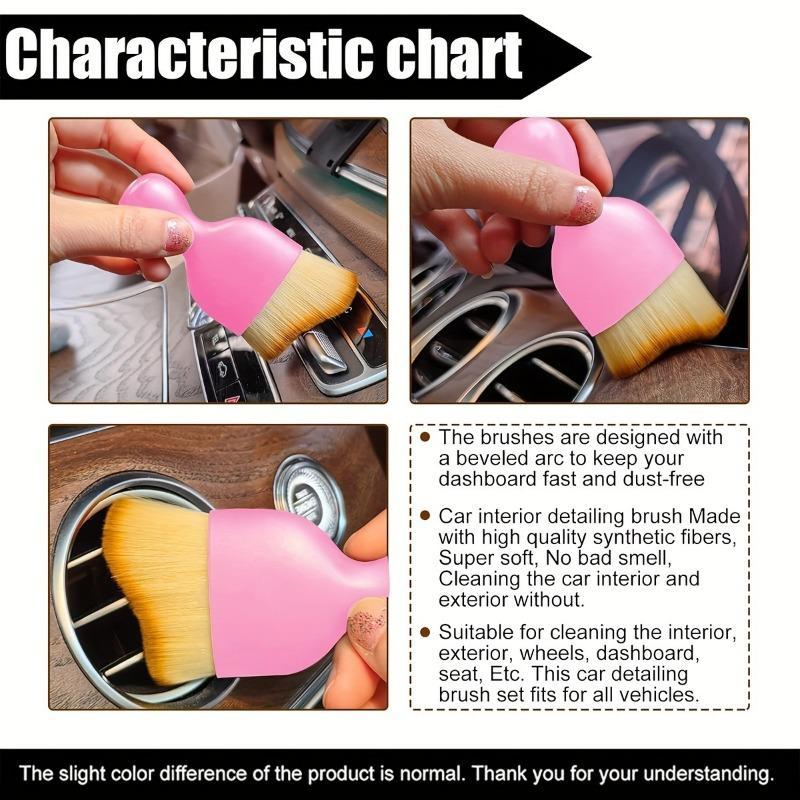 Product Introduction of 1pc Car Interior Cleaning Brush, Compact Soft Bristle Brush, Car Seat Center Console Gap Interior Dust Removal Artifact, Car Interior Air Conditioner Air Outlet Cleaning Brush, Car Accessories, Men Gift 2