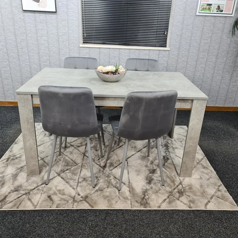 Dining Table Set with 4 Chairs Dining Room and Kitchen table set of 4 8