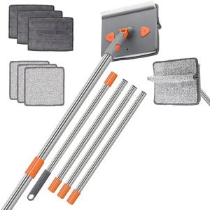 Wall Cleaning Mop, 10/12pcs/set Rotating Triangle Floor Spin Mop, Cleaning Mops That Separate Water, Ceiling Cleaner, Shed, Window Washing Tool with Extend Rod, Cleaning Products, House Cleaning Gadgets