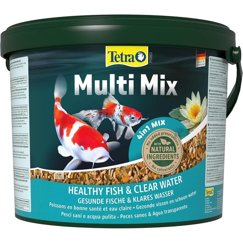 Tetra Multi Mix Pond Fish Food Variety 1.9kg - biologically balanced for mixed fish stock 1