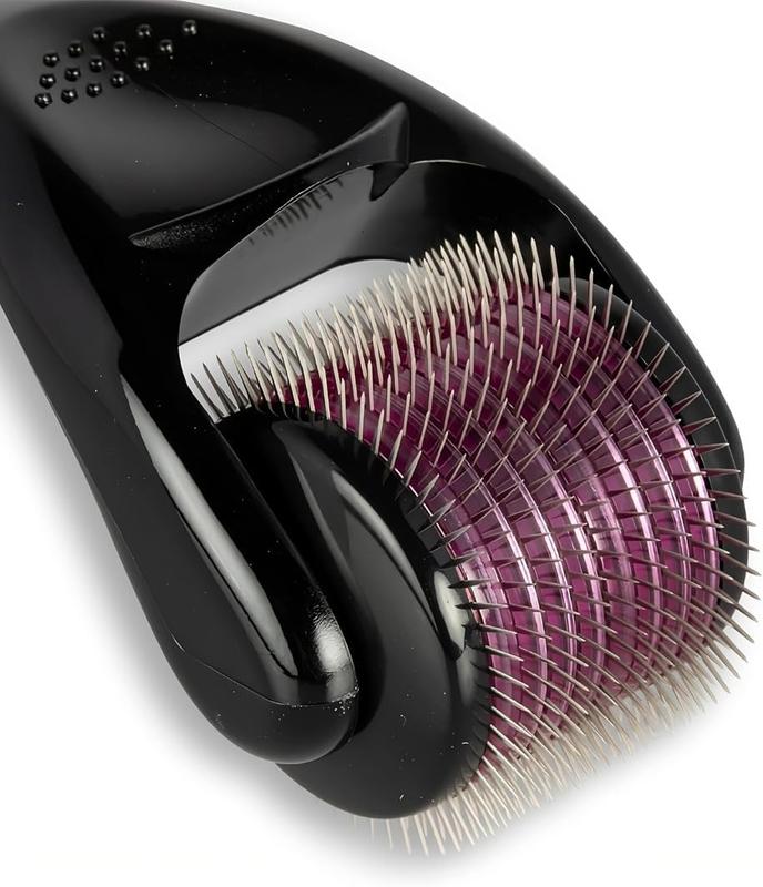 Derma Roller for Skin Care and Hair Growth - 540 Titanium Microneedle Facial Roller for Women and Men 0