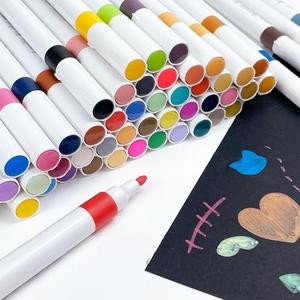 Marker Pen with Storage Box, 1 Set Waterproof DIY Graffiti Color Pen, Student School Home Art Supplies, Back To School Season