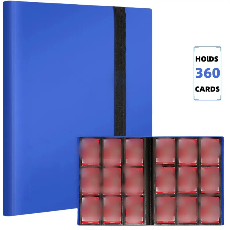 Premium 9 pocket side loading 360 card Pokemon card binder 6
