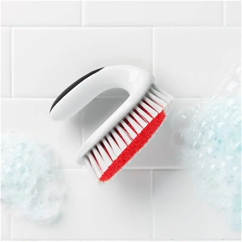 OXO Good Grips All-Purpose Scrub Brush - White, for Household Cleaning 4