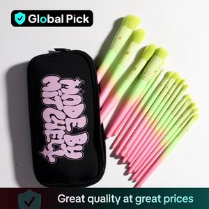 Made By Mitchell Ombre Makeup Brush Set, 16pcs/set Makeup Brushes, Facial Powder Blush Eyeshadow Brush Set for Women