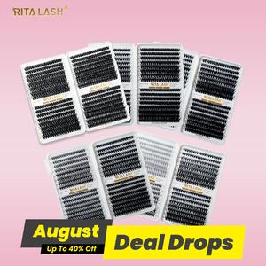 Individual False Eyelashes Diy Cluster Lashes, 640pcs/box Natural Look Eyelash Extensions, Self Grafting Curly False Eyelashes, Full Volume Eyelash for Lashes Extensions, Mega Volume High Quality Eyelashes, Eyelash Extension Kit