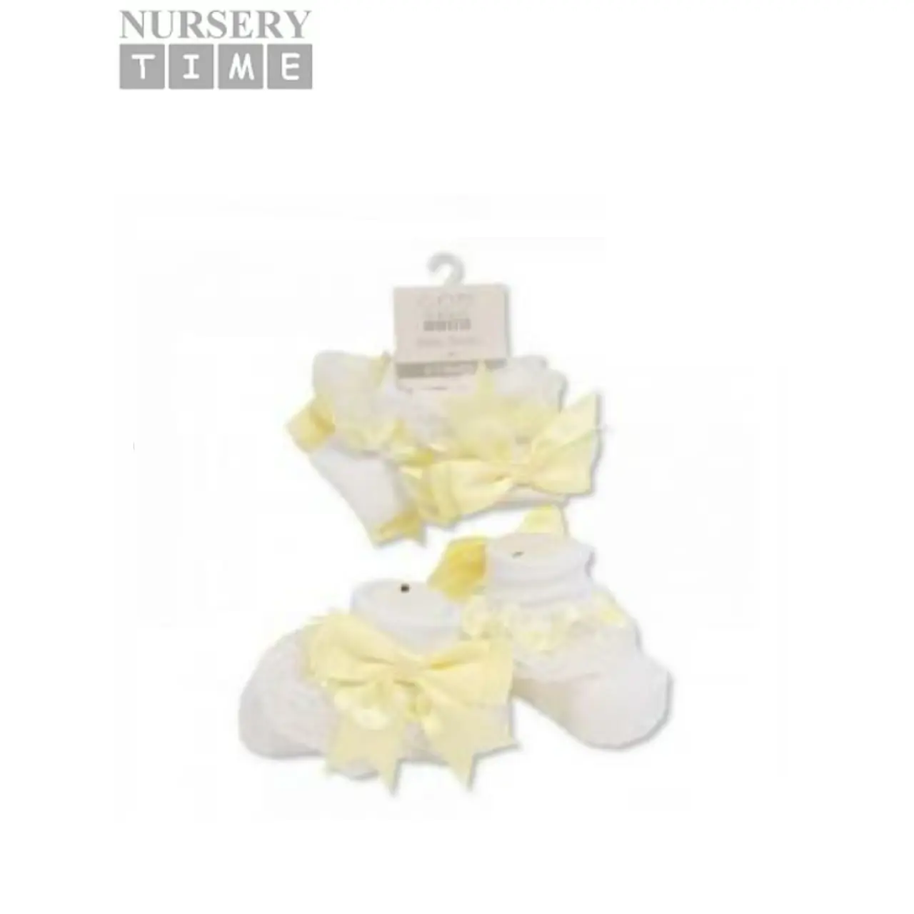 LEMON LACE FRILLY SOCKS