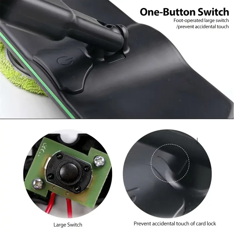 Product Introduction of Electric Rechargeable Cordless Floor Cleaner Scrubber Sweeper Polisher Mop Set 7
