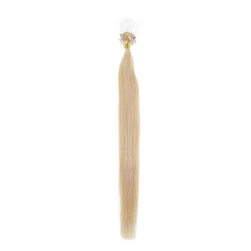 Micro Ring Hair Extensions | 22" | 100% Remy Hair, Glue-Free, High-Quality Human Hair 2