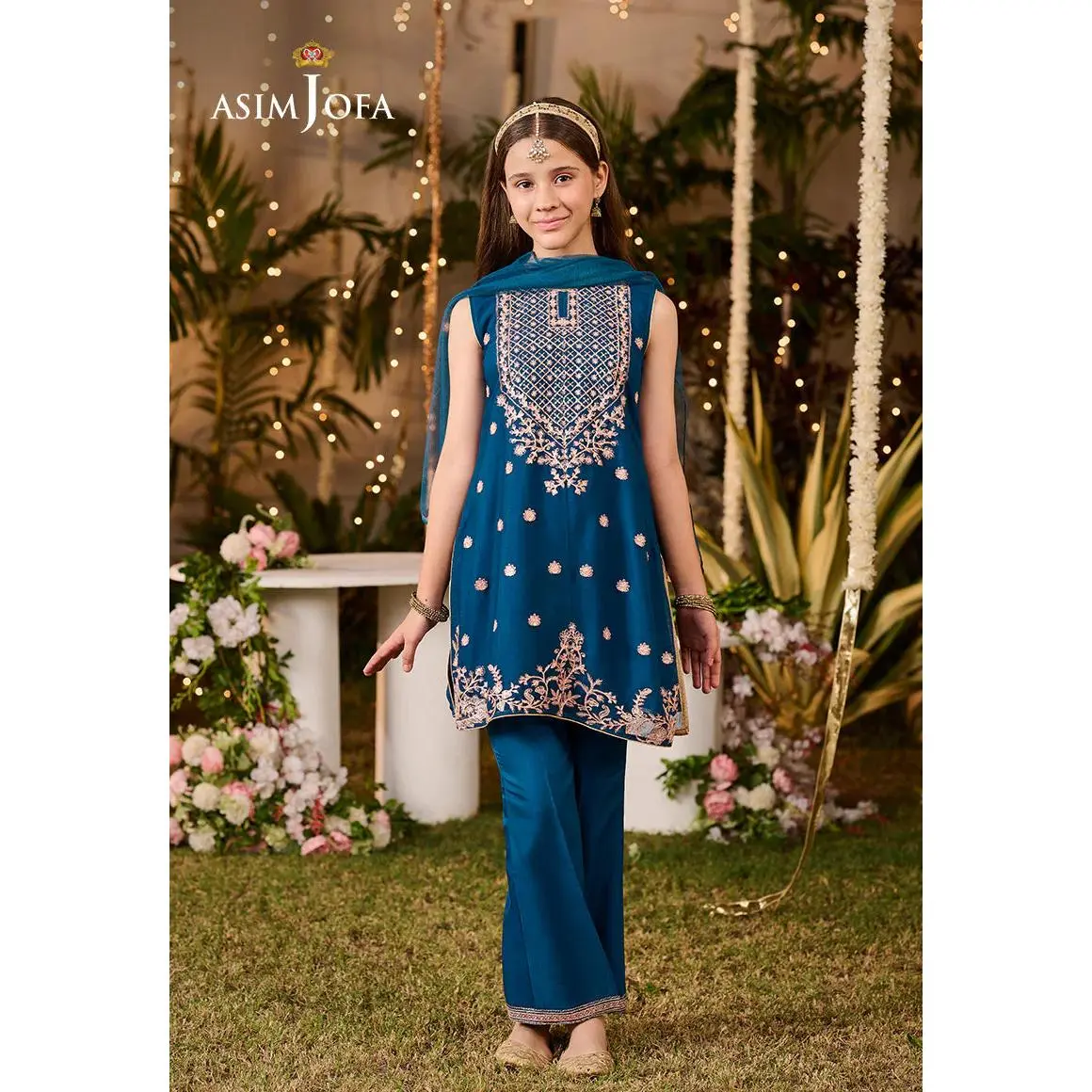 AJLK-02 EMBROIDERED POLY CHIFFON 3 PCS