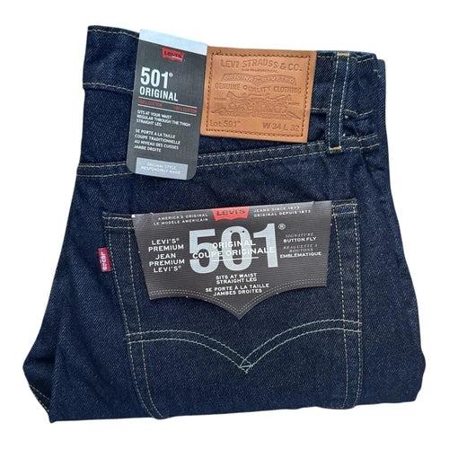 Levi's 501 Original (Dark Blue) Men's Regular Fit Jeans 1