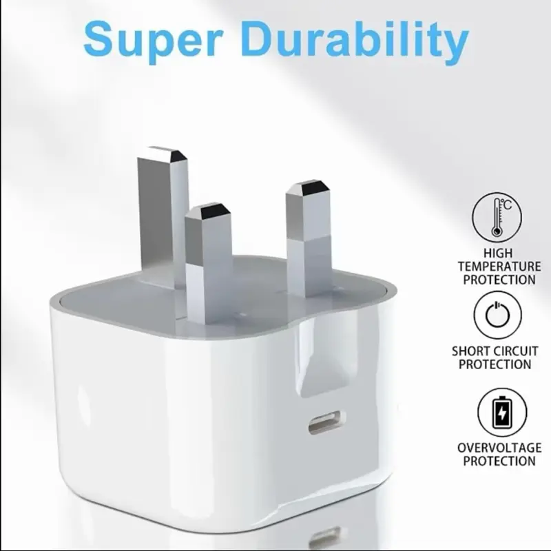 Universal USB-C Power Supply - High-Speed Power Adapter for iPhone 15/14/13/12 Pro Charger and iPad Air/Pro Charging Plug - Smartphone, Cellphone Electronic 2