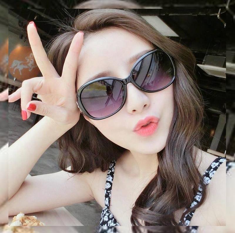 1pc Fashion Eyewear – Oversized Round Frame Glasses for Women 4