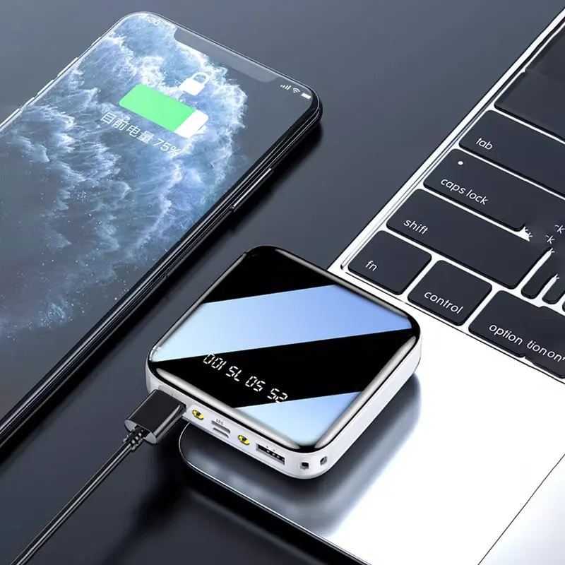 Mini Portable 10000mAh Power Bank Fast Charger Battery Pack USB for Mobile Phone battery power  bank  charger power  bank portable  battery wireless  power  bank 0