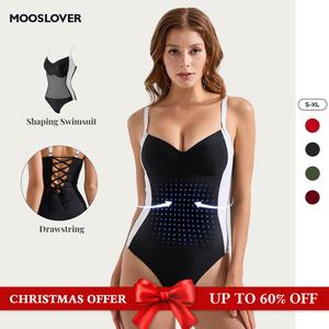 Mooslover UK Elegance Sleeveless Shaping Swimsuit Tummy Control Soft & Stretchy Ultimate Comfort Swimwear【TikTokShopBlackFriday】