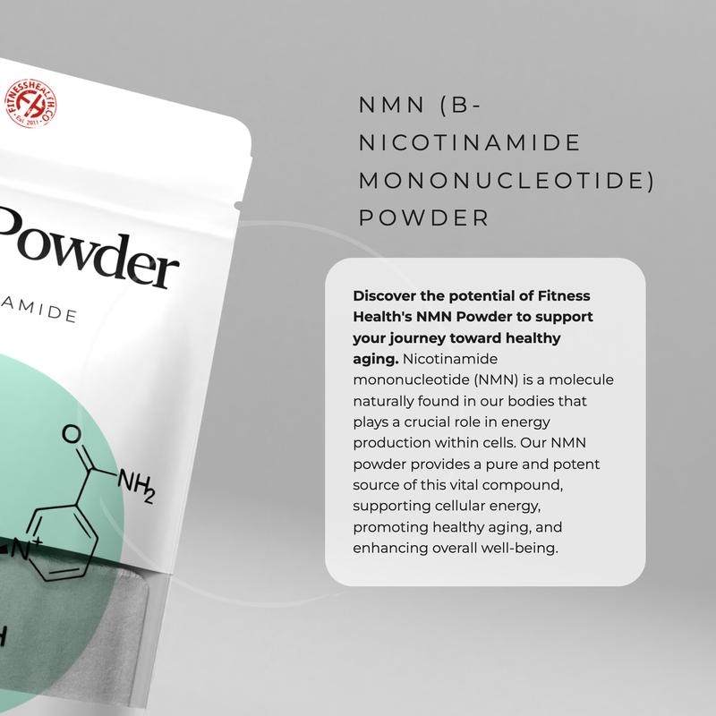 NMN (B-Nicotinamide Mononucleotide) Powder Supplement Optimum Healthcare 1