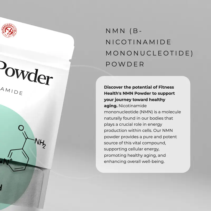 NMN (B-Nicotinamide Mononucleotide) Powder Supplement Optimum Healthcare 1