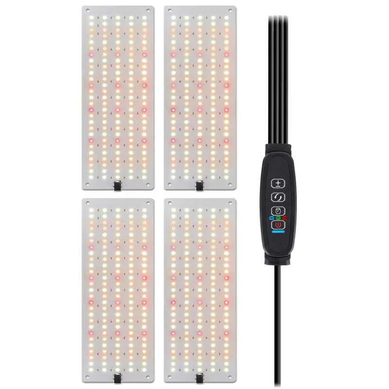 Full Spectrum Indoor Grow Light Dimmable Timer 4 Panels 540 LED Grow Light 3