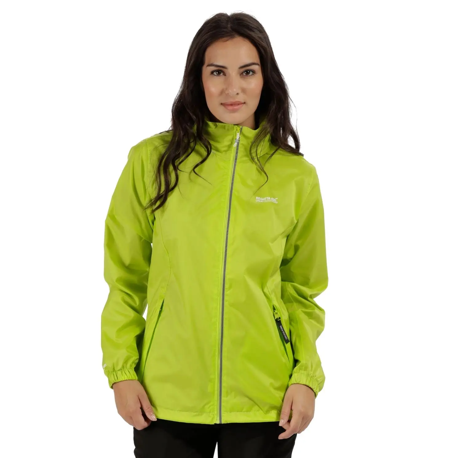 Regatta Womens Corinne IV Waterproof Breathable Compact Taped Seams Mesh Lined Packaway Jacket