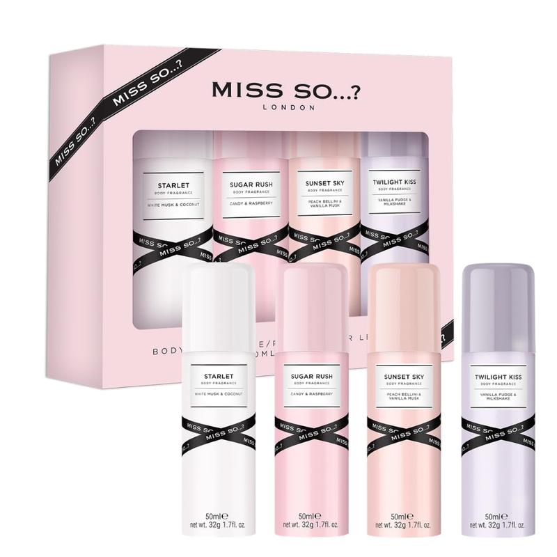 Miss So...? Mini Galore Womens Body fragrance Gift Set 4x50ml 0