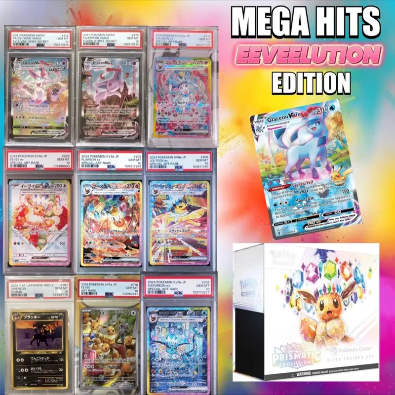 *Live Opening* Pokémon TCG - Mac’s Mega Hit Packs - Eeveelution Edition (Trading Cards)