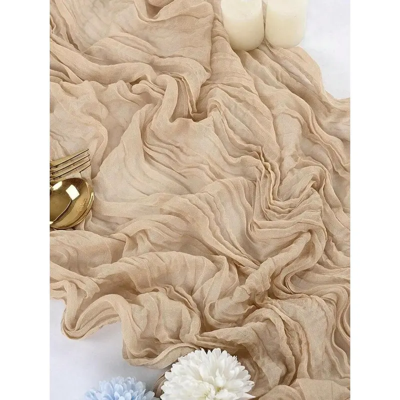 1pc Solid Color Bohemian Style Table Runner/Tablecloth For Wedding/Party/Decoration, Mother's Day/Home/Scene Decor 4