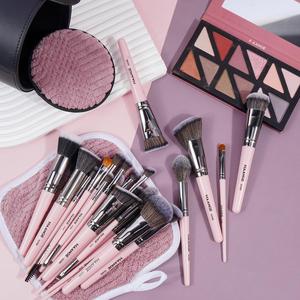 Travel Portable Soft Makeup Brush Set, 35pcs/set Makeup Brush & Makeup Remover Puff & Facial Towel & Storage Box, Professional Makeup Tool for  Girls Gift