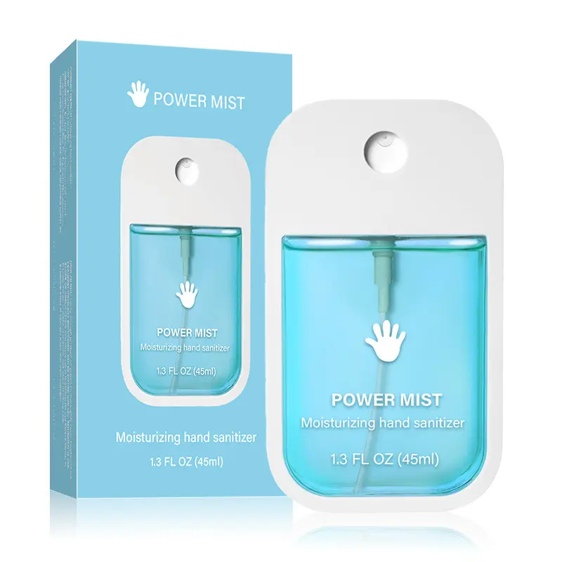 Based Hand Sanitizer Spray (50ml) - No Rinse Instant Germ Protection, Bacteria Kill, Portable for Travel & Office - Moisturising & Fast Drying" 2