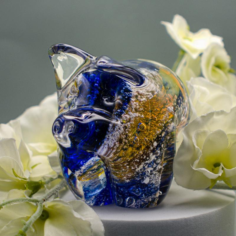 Ashes to Glass Pig Keepsake 2