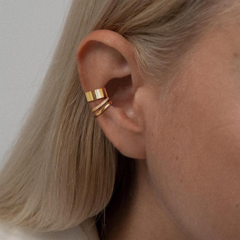 Product Introduction of Elegant Ear Cuffs for Women - Clip-On Non-Piercing Hoop Earrings, Simple Fashion Cuff Design, Party & Daily Wear, Ideal for Valentine's Day Gift, One Size Fits All Seasons 2