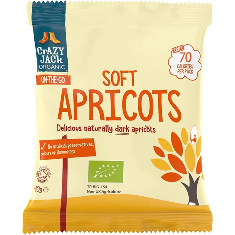 Crazy Jack Fruit & Nut Snacking Bundle (20 units) - Organic Cashew Nuts, Almonds, Mango & Apricots | Snack size multi-pack 4