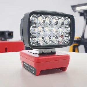 Flood Work Light, LED Work Light Compatible with for Milwaukee 18V Lithium Battery, Cordless LED Job Site Light, Gifts For Boyfriend, Construction, Emergency, Outdoor, High Lumens Flashlight